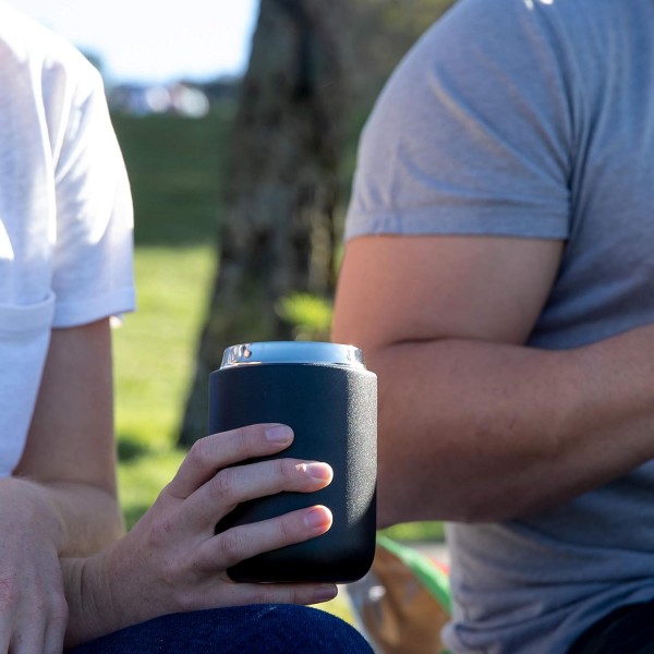 진정한 맛 세라믹 코팅이 적용된 Fellow Carter Everywhere 진공 단열 머그, 매트 블랙, 12온스 12온스 매트 블랙