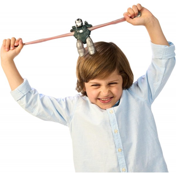 Heroes of Goo Jit Zu Marvel War Machine Hero Pack - Super Scrunchy Bead Stuffed Marvel 피규어 4.5