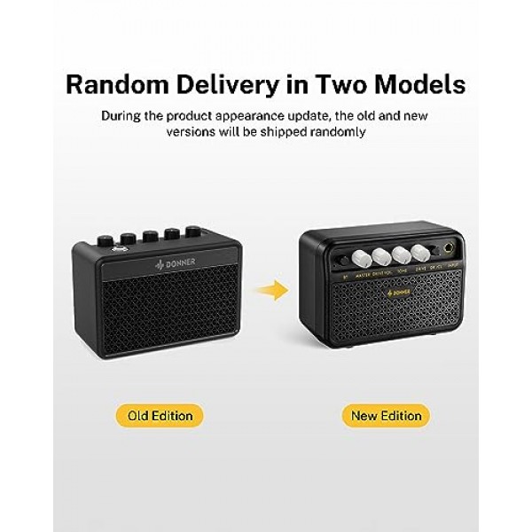 Donner DST-152R 일렉트릭 기타, 39 초보자 일렉트릭 기타 키트, 코일 분할이 포함된 HSS 픽업, 앰프가 포함된 기타 스타터 세트, 가방, 모든 액세서리, 메탈릭 아이스 블루