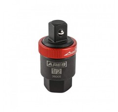 ARES 36005-1/2인치 드라이브 래칫팅 차단기 바 어댑터 - 차단기 바 또는 슬라이딩 T-핸들을 래칫으로 변환 - 양극 산화 처리된 스위치 칼라가 있는 가역적 래칫팅 메커니