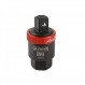 ARES 36005-1/2인치 드라이브 래칫팅 차단기 바 어댑터 - 차단기 바 또는 슬라이딩 T-핸들을 래칫으로 변환 - 양극 산화 처리된 스위치 칼라가 있는 가역적 래칫팅 메커니