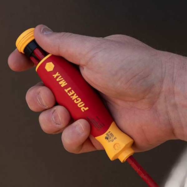 Wiha 28345 6피스 절연 SlimLine PocketMax 멀티 드라이버