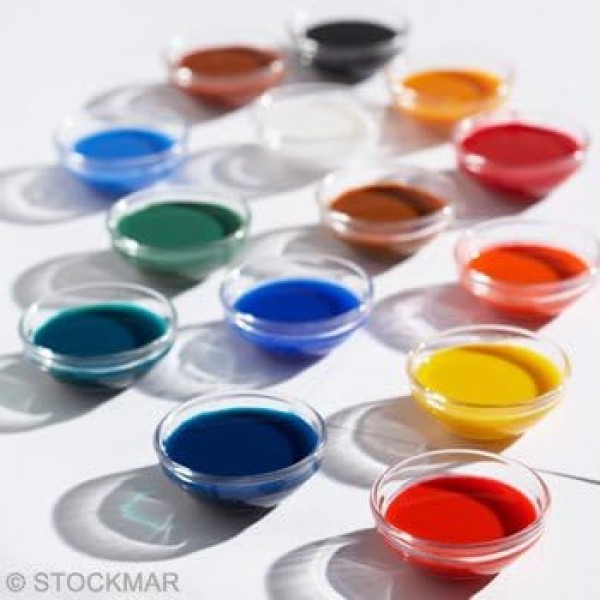 Stockmar 수채화 물감 50ml, 색상: 파이어 레드
