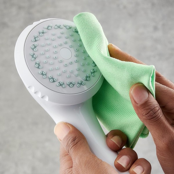 Mira Response 조절식 4 스프레이 모드 샤워 헤드 그레이/화이트 화이트 싱글