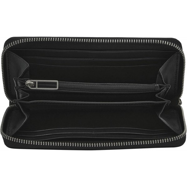 Liebeskind Berlin 여성용 Hannah Sally 지갑, Large (HxWxD 9.4cm x 18.8cm x 2cm) 블랙