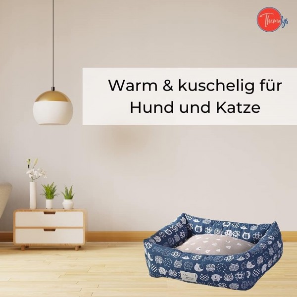 thematys 푹신한 강아지 침대 크고 작은 강아지 - 고양이 침대 빨 & 긁힘 방지 (S, 스타일 7) S 스타일 7