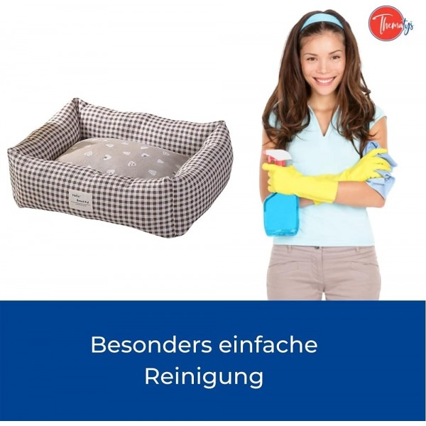 thematys 푹신한 강아지 침대 크고 작은 강아지 - 고양이 침대 빨 & 긁힘 방지 (S, 스타일 7) S 스타일 7