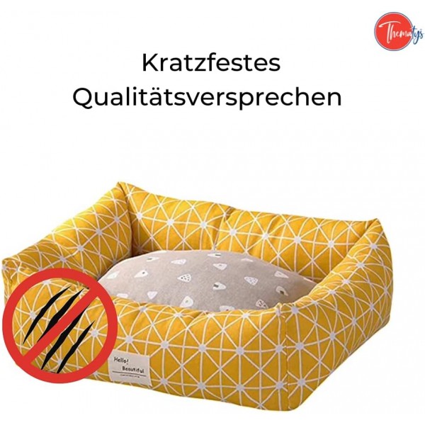 thematys 푹신한 강아지 침대 크고 작은 강아지 - 고양이 침대 빨 & 긁힘 방지 (S, 스타일 7) S 스타일 7