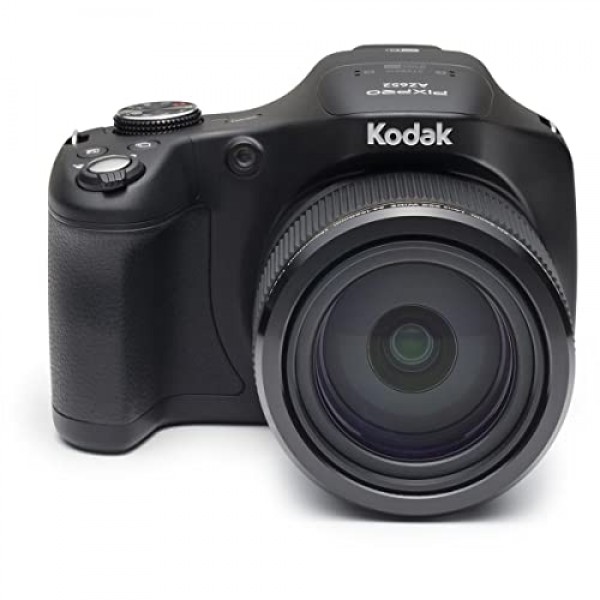 Kodak PIXPRO Astro Zoom AZ652-BK 20MP 디지털 카메라, 65X 광학 줌 및 3인치 LCD(검은색)