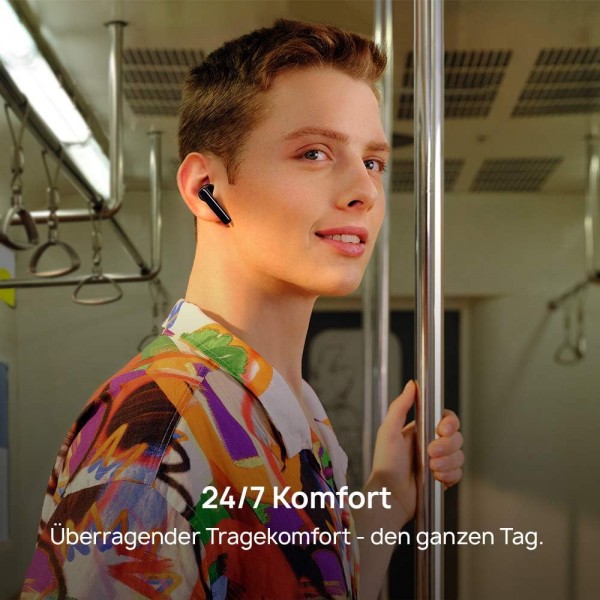 HUAWEI FreeBuds 4i 무선 인이어 블루투스 헤드폰 액티브 노이즈 캔슬링, 고속 충전, 긴 배터리 수명, 실버 프로스트, 30개월까지 보증 연장, 원 사이즈