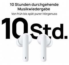 HUAWEI FreeBuds 4i 무선 인이어 블루투스 헤드폰 액티브 노이즈 캔슬링, 고속 충전, 긴 배터리 수명, 실버 프로스트, 30개월까지 보증 연장, 원 사이즈