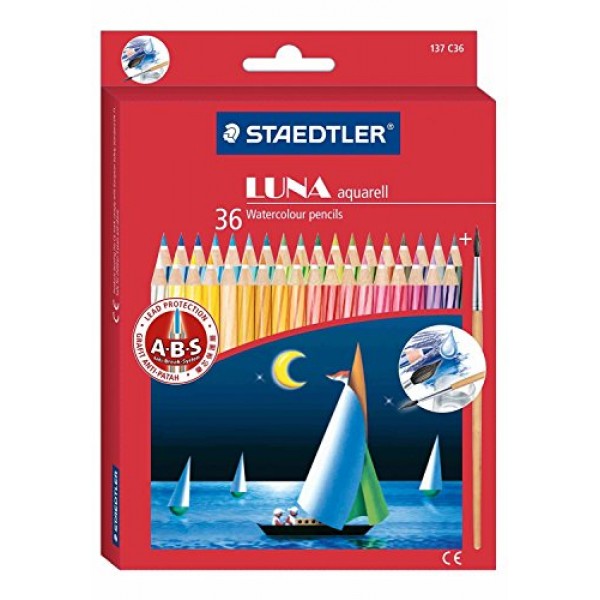 스테들러 36색세트 Sd137C36 스테들러 루나 수채색연필 (일본수입)