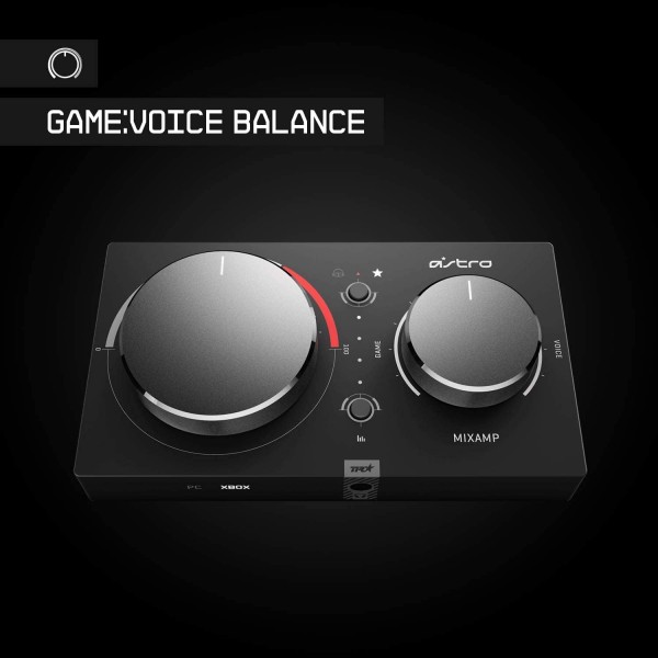 ASTRO Gaming A40 TR 유선 게임용 헤드셋 MixAmp Pro TR ASTRO Audio V2 Dolby Audio 교환 가능 마이크 Xbox X|S, Xbox One, PC, Mac용 게임/음성 밸런스 컨트롤 - 블랙/레드 Xbox | PC A40