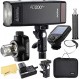 Godox AD200 Pro Godox AD200Pro 소니 카메라용 Godox 플래시, TTL 2.4G HSS 1/8000s, 2900mAh 배터리(XPro-S 플래시 트리거 포함), 500회 최대 전력 플래시, 0.01-1.8s 재활용, 베어 벌브/스피드