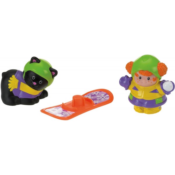 Fisher-Price – P8716 – 튜브 피규어 리틀 피플 – 스케이트보드