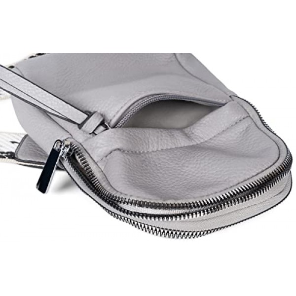 stylebreaker 02012387 여성용 원숄더 백팩, 패턴어깨끈, 플레인 크로스백, 시티백팩, 슬링백