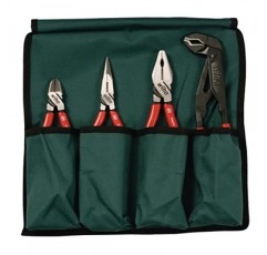 Wiha 32601 비닐 그립 펜치 및 커터 세트, 4개