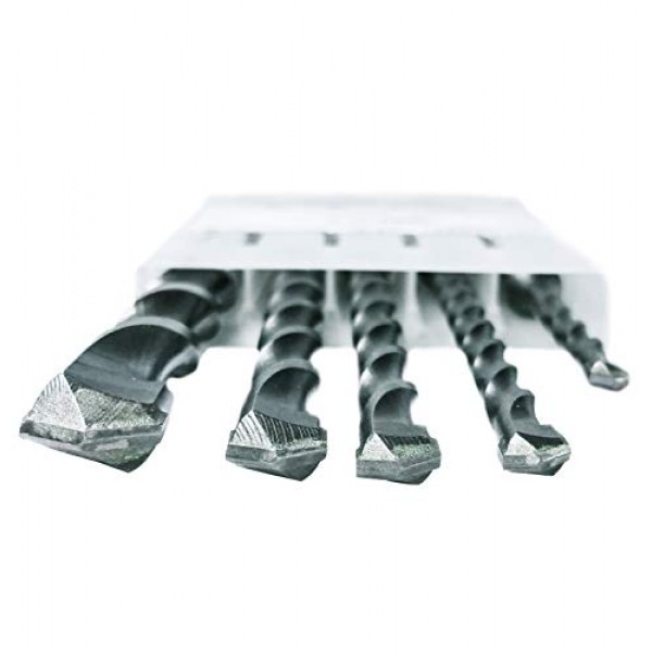 Makita 5개 - SDS+ 로터리 해머용 SDS-Plus 드릴 비트 세트 - 콘크리트 및 석재용 공격적인 드릴링 - 카바이드 팁 비트