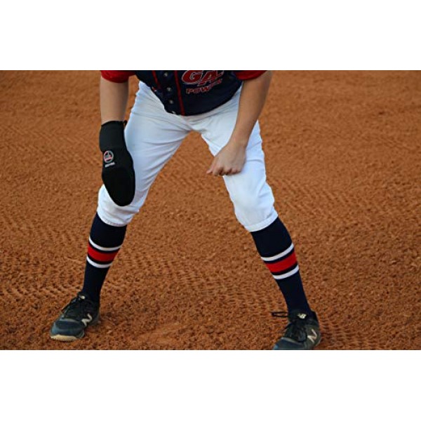 슬라이딩 미트 - 오른손 및 왼손용 맞춤형 디자인 - 야구 및 소프트볼용 슬라이딩 미트 - 청소년 및 성인 사이즈 - 슬라이딩 미트 손 보호