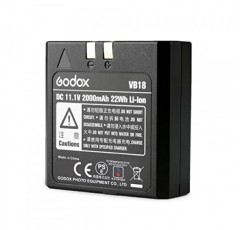 GODOX VB18 11.1V 2000mAh 충전식 리튬 이온 리튬 이온 배터리 팩 V850 V850II V860 V860II-C V860II-N V860II-S V860II-F V860II-O 온 카메라 플래시 스피드라이트(VB18 배터리, 개선)