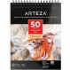 ARTEZA 드로잉 패드 8 x 10인치, 1팩, 50페이지, 내구성이 뛰어난 80파운드 종이 패드가 포함된 나선형 스케치 패드, 학생 및 성인을 위한 미술 용품
