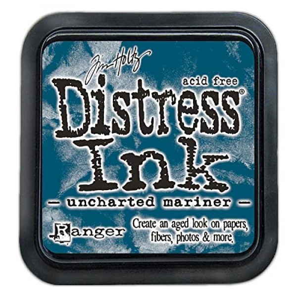 Tim Holtz Distress Tim Holtz Uncharted Mariner Bundle - Distress Ink and Distress Oxide - Pads, Reinkers & Tools - 5 아이템, 청록색 (81876-81890-81883-81906)