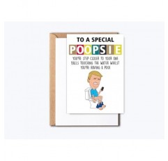 특별한 Poopsie 카드에 - 생일 축하 Poopsie 카드 - 남편을 위한 재미있는 생일 카드 - 아빠를 위한 카드 - 남편을 위한 - 남자친구를 위한 - 노년 생일 카드 - 남성 - 재미있
