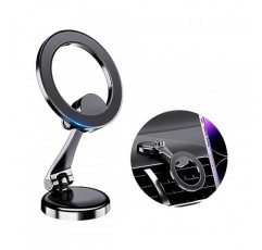 PROfezzion 차량용 자기 휴대폰 마운트, 2 x 180도 접이식 및 이중 360도 회전, iPhone 15/14/13/12 시리즈용으로 설계, 2023년 업그레이드된 슈퍼 자석, 3M VHB 접착제