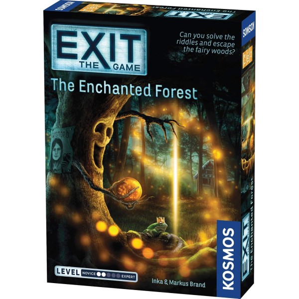 Thames & Kosmos - EXIT: The Enchanted Forest - Level: 2/5 - Unique Escape Room Game - 1-4인용 & - EXIT: The Abandoned Cabin - Level: 2.5/5 - Unique Escape Room Game - 1-4인용