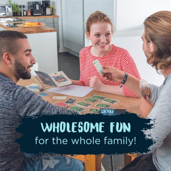 Thames & Kosmos - EXIT: The Enchanted Forest - Level: 2/5 - Unique Escape Room Game - 1-4인용 & - EXIT: The Abandoned Cabin - Level: 2.5/5 - Unique Escape Room Game - 1-4인용