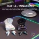 Mars Gaming MHI-ULTRA White, 무선 헤드셋 TWS, RGB Flow, Bluetooth 5.3, 3중 소음 제거, 24H 배터리 수명 MHIULTRAW