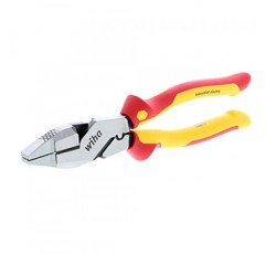 Wiha 32948 절연 산업용 NE 스타일 라인맨용 펜치(크림퍼 포함) 9.5