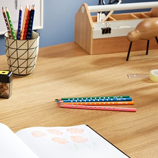 SILVERINO 12 x 삼각 얇은 색연필