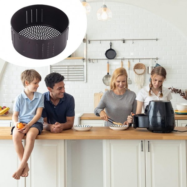 에어프라이어 교체 바구니 뜨거운 공기 프라이 3.5L 붙지 않는 튀김 바구니 에어 프라이어 교체 바구니 범용 빵 팬 에어 프라이어 액세서리 에어 프라이어 액세서리 모