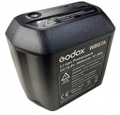 AD600 AD600B AD600BM AD600M 스튜디오 플래시용 Godox WB87A 배터리 팩 10.8V 9000mAh
