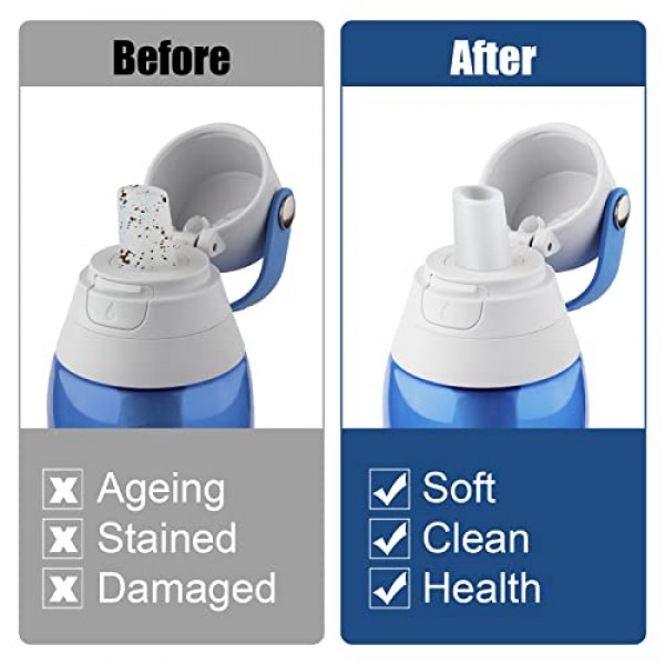 브리타 물병용 AIEX 바이트 밸브 교체, 2개 - BPA 프리, 실리콘 소재