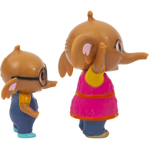 Giochi Preziosi Bing 미니 피규어 2개 세트, 술라 및 니키 밝은 색상 올바른 크기 작은 손, 18개월 이상 소녀용, BNG10O01, 귀중한 게임, 멀티컬러