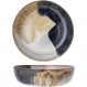 Bloomingville Serving Bowl Jules, 네이처 그레이 브라운 블루, 세라믹