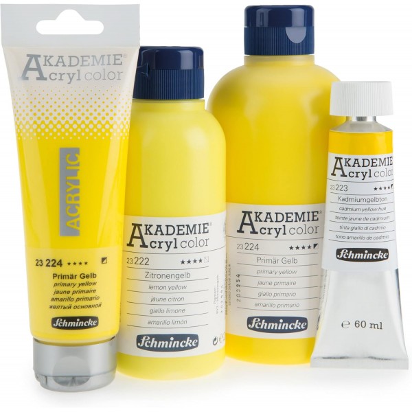 Schmincke - AKADEMIE 아크릴 컬러, 브릴리언트 바이올렛 120ml 튜브, 23440012, 고급 예술가용 아크릴 페인트, 브릴리언트, 내광성 및 카드뮴 프리, 아크릴 페인팅용, 혼합 매체 