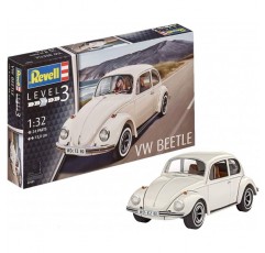 Revell 자동차 모델 키트 1:32 - 1:32 축척의 Volkswagen VW Beetle 1968(VW Beetle), 레벨 3, 많은 디테일이 있는 충실한 복제품, 07681