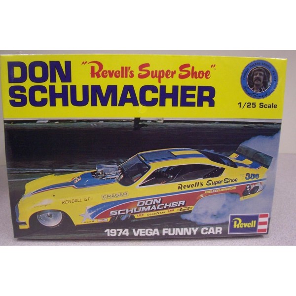 Revell H-1453 Don Schumacher Revell의 슈퍼 신발 1974 Vega Funny Car Modellbauusatz 1:25