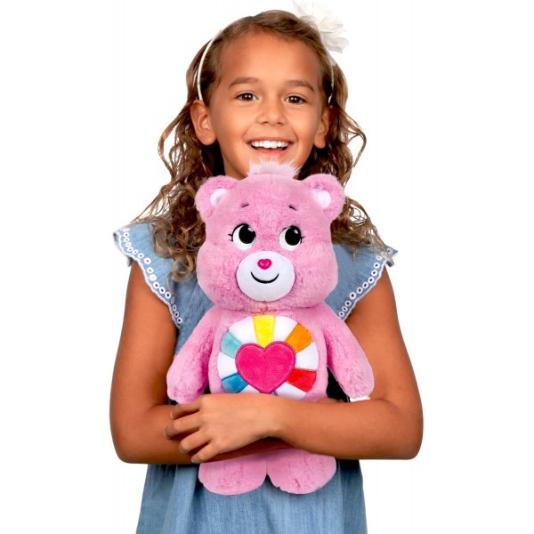 Care Bears 22139 14 인치 중형 플러시 희망 하트 베어, 수집 가능한 귀여운 플러시 장난감, 어린이를위한 꼭 껴안고 싶은 장난감, 소녀와 소년을위한 부드러운 장난감, 4 세