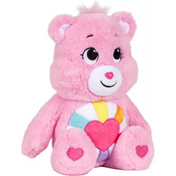 Care Bears 22139 14 인치 중형 플러시 희망 하트 베어, 수집 가능한 귀여운 플러시 장난감, 어린이를위한 꼭 껴안고 싶은 장난감, 소녀와 소년을위한 부드러운 장난감, 4 세