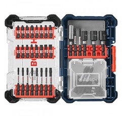 BOSCH SDMSD45 45피스 구동 임팩트 터프 스크류 드라이빙 맞춤형 케이스 모듬 세트(보관 케이스 포함)