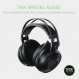 Razer Nari Essential Wireless 7.1 서라운드 사운드 게임용 헤드셋: THX Spatial Audio - 헤드밴드 및 회전 컵 - 자동 조정 - 플립 마이크 - PC, PS4, PS5 전용 - 블랙