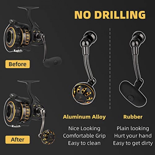 Daiwa BG 1500-8000용 GOMEXUS 파워 핸들(다른 크기에 대한 옵션 선택)