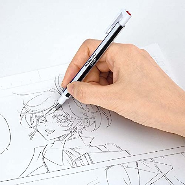 톰보우 지우개 모노, 제로 라운드, 23mm, 블랙