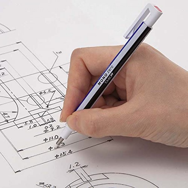 톰보우 지우개 모노, 제로 라운드, 23mm, 블랙