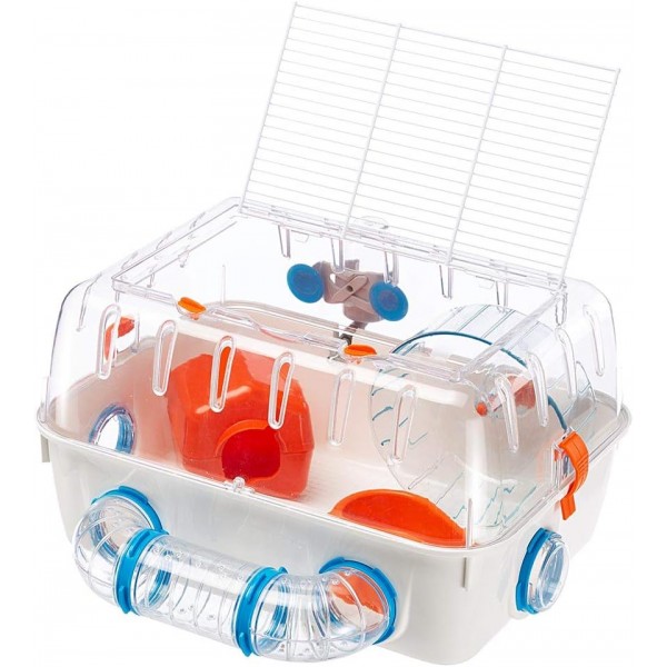 Ferplast 57923499 Hamster Home, 크기: 40.5 x 29.5 x H 22.5 cm, 흰색
