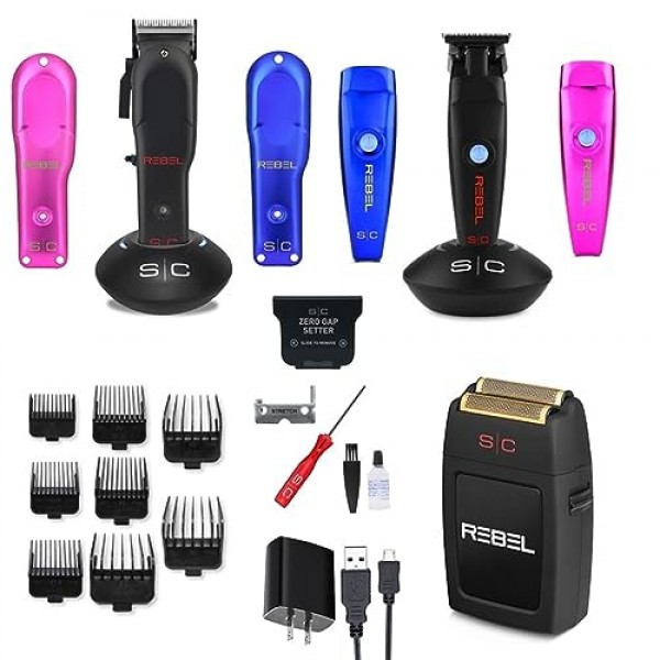 StyleCraft Rebel 전문 헤어 커팅, 트리밍 및 면도기 번들 거래